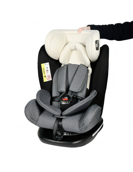 Scaun Auto Tweety GreyJeans cu Isofix rotativ 360 grade 0 36 kg