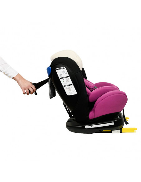 Scaun Auto Tweety Mandara Purple cu Isofix rotativ 360 grade 0