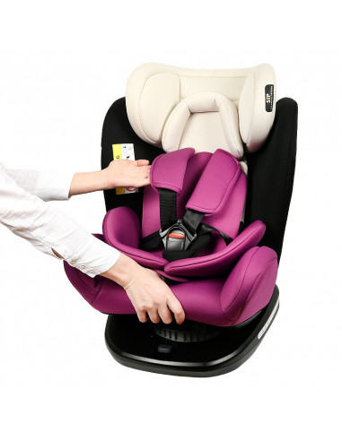 Scaun Auto Tweety Mandara Purple cu Isofix rotativ 360 grade 0