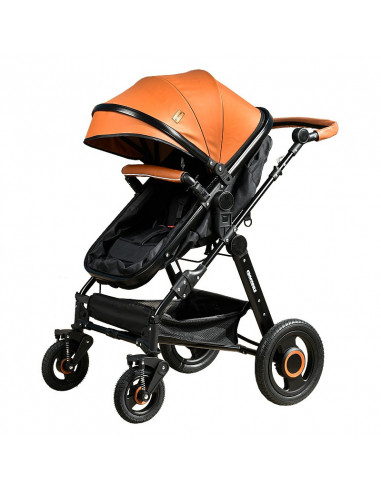 Carucior 2 in 1 reversibil S-18 Crocodile Brown 0 36