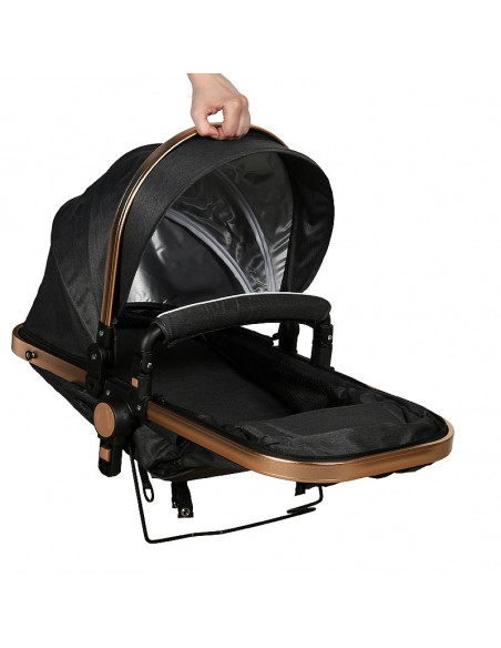 Carucior 2 in 1 reversibil S-18 Buf Boof Dark Grey 0 36