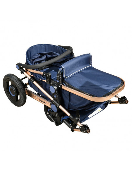 Carucior 2 in 1 reversibil S-18 Crocodile Blue 0 36