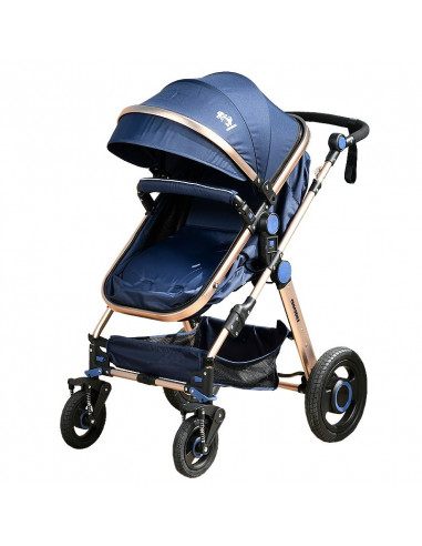 Carucior 2 in 1 reversibil S-18 Crocodile Blue 0 36