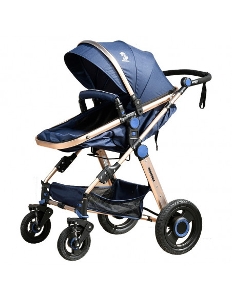 Carucior 2 in 1 reversibil S-18 Crocodile Blue 0 36