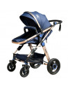 Carucior 2 in 1 reversibil S-18 Crocodile Blue 0 36