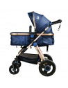 Carucior 2 in 1 reversibil S-18 Crocodile Blue 0 36