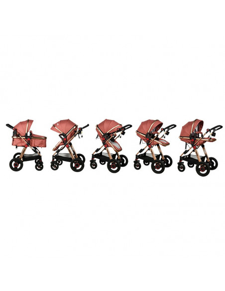 Carucior 2 in 1 reversibil S-18 Buf Boof Linen Pink 0 36