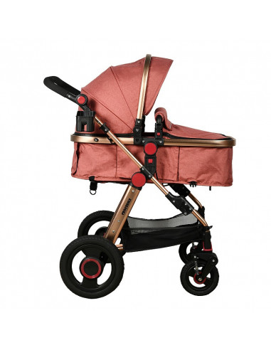 Carucior 2 in 1 reversibil S-18 Buf Boof Linen Pink 0 36