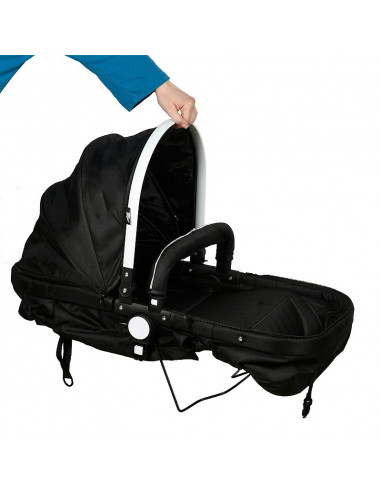 Carucior 2 in 1 reversibil X2 Black 0 36 luni Buf Boof,X2Black