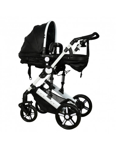 Carucior 2 in 1 reversibil X2 Black 0 36 luni Buf Boof,X2Black