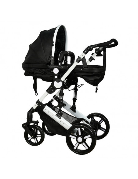 Carucior 2 in 1 reversibil X2 Black 0 36 luni Buf Boof,X2Black