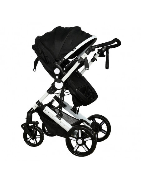 Carucior 2 in 1 reversibil X2 Black 0 36 luni Buf Boof,X2Black