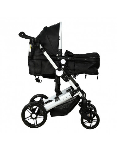 Carucior 2 in 1 reversibil X2 Black 0 36 luni Buf Boof,X2Black