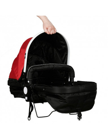 Carucior 2 in 1 reversibil X2 Buf Boof Red 0 36 luni,X2Red