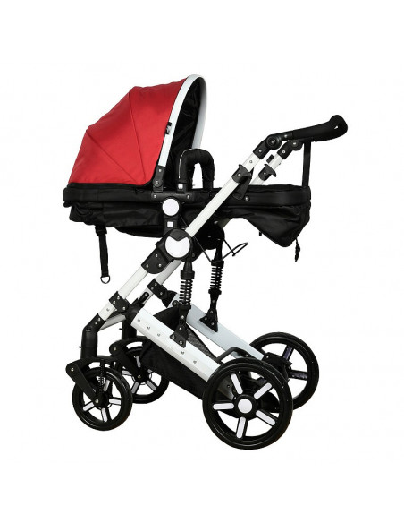 Carucior 2 in 1 reversibil X2 Buf Boof Red 0 36 luni,X2Red
