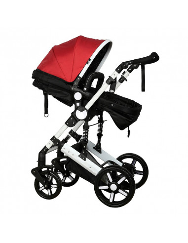 Carucior 2 in 1 reversibil X2 Buf Boof Red 0 36 luni,X2Red