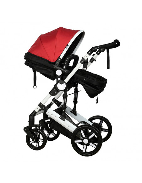 Carucior 2 in 1 reversibil X2 Buf Boof Red 0 36 luni,X2Red
