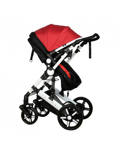 Carucior 2 in 1 reversibil X2 Buf Boof Red 0 36 luni,X2Red