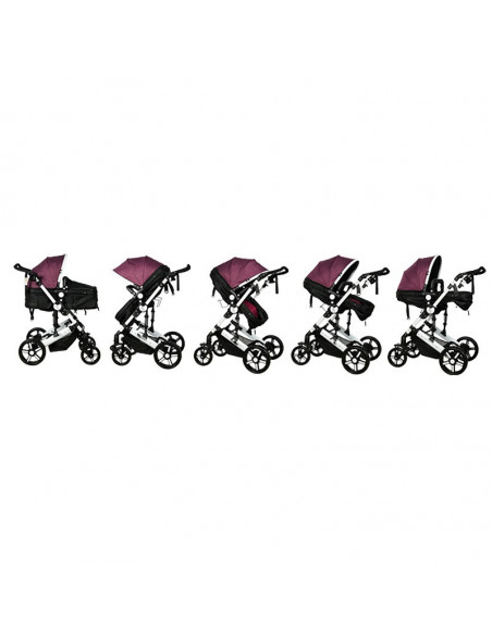 Carucior 2 in 1 reversibil X2 Purple 0 36 luni