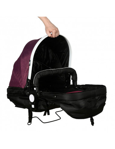 Carucior 2 in 1 reversibil X2 Purple 0 36 luni