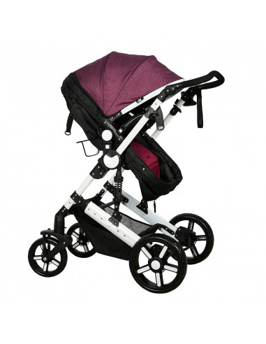 Carucior 2 in 1 reversibil X2 Purple 0 36 luni