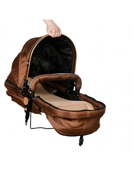 Carucior 2 in 1 reversibil X2 Chocolate Gold 0 36 luni Buf