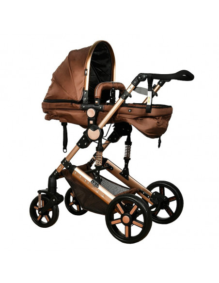 Carucior 2 in 1 reversibil X2 Chocolate Gold 0 36 luni Buf