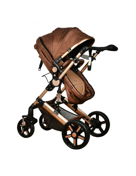 Carucior 2 in 1 reversibil X2 Chocolate Gold 0 36 luni Buf