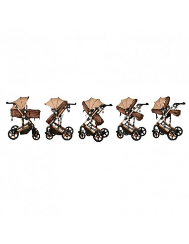 Carucior 2 in 1 reversibil X-2 Champagne Gold 0 36 luni Buf