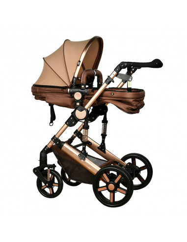 Carucior 2 in 1 reversibil X-2 Champagne Gold 0 36 luni Buf