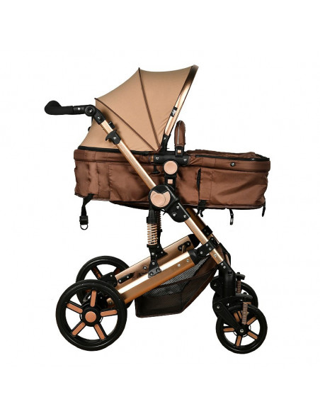 Carucior 2 in 1 reversibil X-2 Champagne Gold 0 36 luni Buf