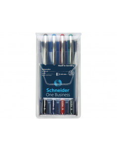 Set Roller Schneider One Business 0.6 mm 4 Culori,ROG053