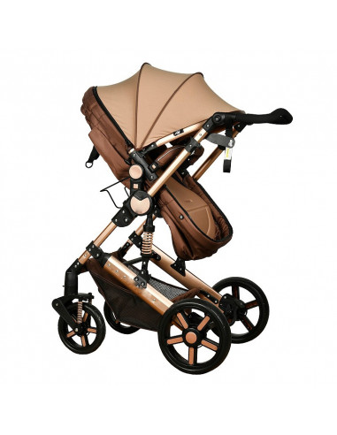Carucior 2 in 1 reversibil X-2 Champagne Gold 0 36 luni Buf