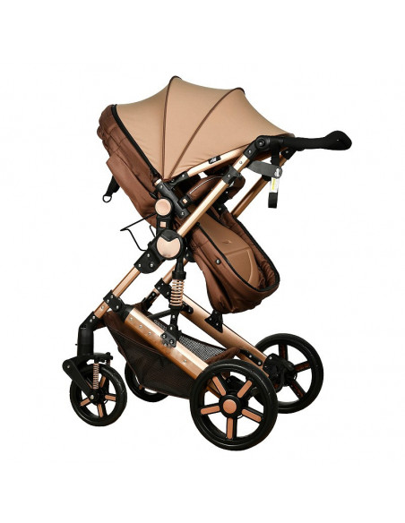 Carucior 2 in 1 reversibil X-2 Champagne Gold 0 36 luni Buf