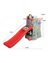 Centru de joaca 2 in 1 deluxe Castel Edu Play cu tobogan si cos Centru de joaca 2 in 1 deluxe Castel Edu Play cu tobogan si cos