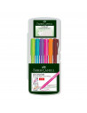 FC247201,ROLLER 1MM SEMI-GEL CX COLOUR SET 10 FABER-CASTELL