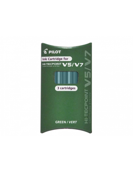 Rezerva roller V5/V7 reincarcabil, verde, 3