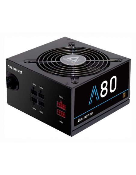 SURSA CHIEFTEC 550W (real), A-80 series, semi-modulara, fan