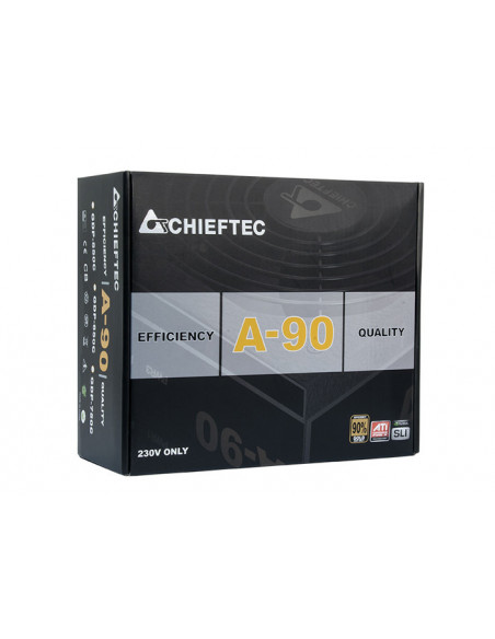 SURSA CHIEFTEC 550W (real), A-90 series, semi-modulara, fan
