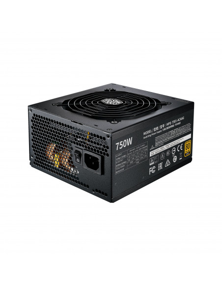 SURSA COOLER MASTER 750W (real), MWE Gold 750 V2, silent HDB