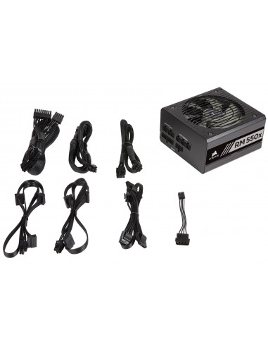 SURSA CORSAIR RM550x, 550 W, modulara, ATX 12V V2.4, fan 140 mm