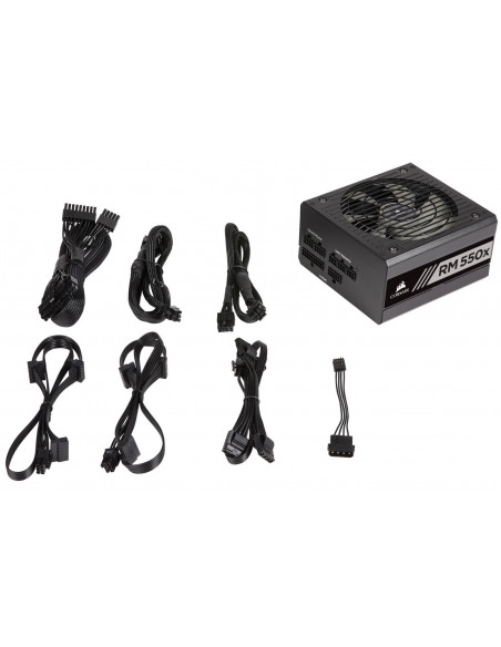 SURSA CORSAIR RM550x, 550 W, modulara, ATX 12V V2.4, fan 140 mm
