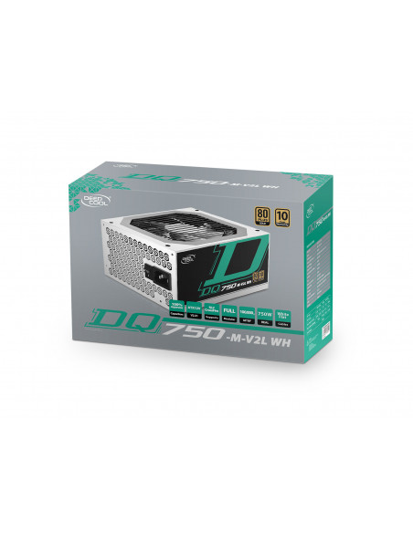 SURSA DeepCool 750W (real), modulara, fan 120mm PWM, 80 Plus