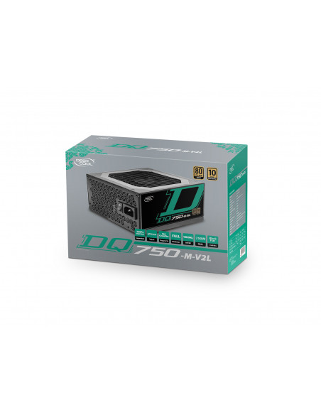 SURSA DeepCool 750W (real), modulara, fan 120mm PWM, 80 Plus