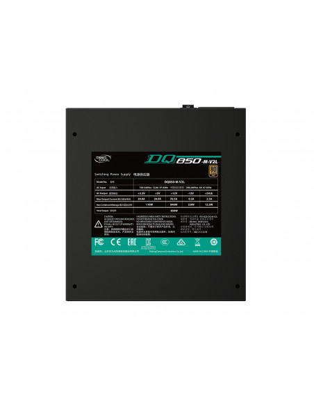 SURSA DeepCool 850W (real), modulara, fan 120mm PWM, 80 Plus