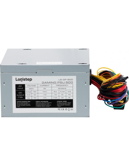 SURSA LogiStep, 500 W, ATX 12V V1.3, fan 120 mm x 1, fara