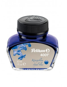 301010,Cerneala Pelikan 4001 Borcan 30 ml - Albastru Royal