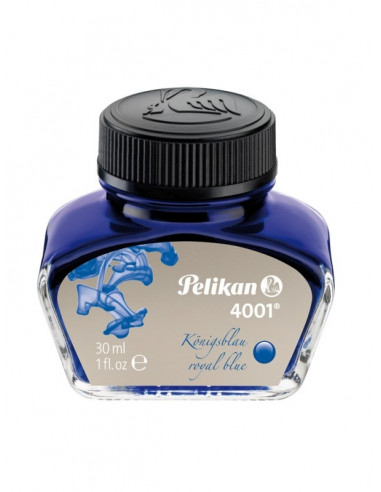 301010,Cerneala Pelikan 4001 Borcan 30 ml - Albastru Royal