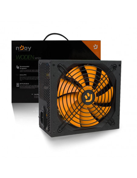 SURSA NJOY Woden 650, 650 W, ATX 12V V2.3, fan 140 mm x 1, 80