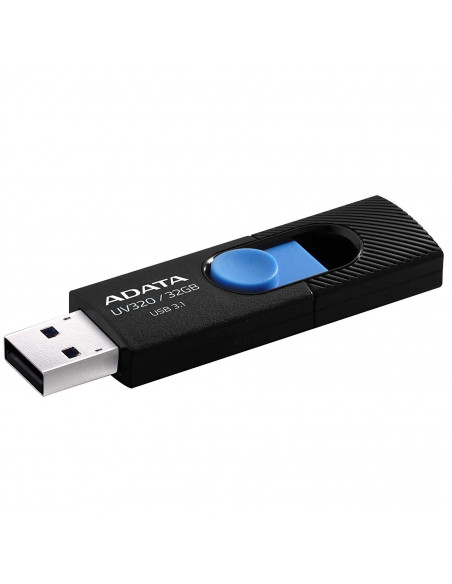 AUV320-32G-RBKBL,MEMORIE USB 3.2 ADATA 32 GB, retractabila, carcasa plastic, negru / albastru, "AUV320-32G-RBKBL" (include TV 0.